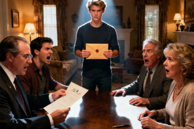 My father said I wasn’t really his child and tried to remove me from my grandmother’s inheritance. My mother agreed, saying, “Only blood relatives deserve the family wealth.” I looked at them and asked calmly, “Will you still think that after tomorrow?” He scoffed, “Of course.” He had no idea what was about to happen when I unveiled my grandmother’s real will.