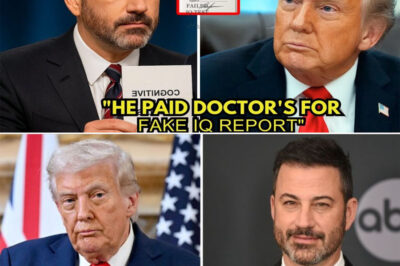 BREAKING: Trump ERUPTS After Jimmy Kimmel UNLEASHES “180 IQ” SPOOF TEST LIVE ON AIR — The Brutal Late-Night Roast That Sent the Studio Into TOTAL CHAOS