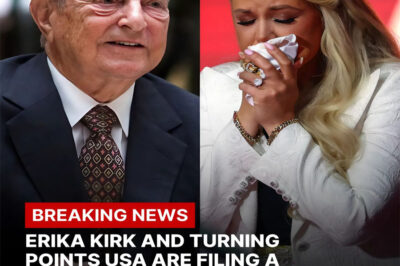 BREAKING NEWS: Erika Kirk and Turning Points USA are filing a lawsuit against George Soros for $800 million: “He orchestrated an online smear campaign against Charlie that was the worst. He must pay….