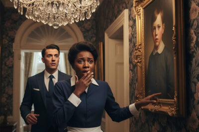 “Sir, the boy lived with me at the orphanage!” exclaimed the maid upon seeing the portrait in the mansion.