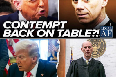 SHOCKWAVE IN D.C.: TRUMP STUNNED AS FEDERAL JUDGE RESUMES CONTEMPT PROCEEDINGS — BOMBSHELL WHISTLEBLOWER CLAIMS, SECRET ORDERS & DOJ MELTDOWN SET OFF A WASHINGTON FIRESTORM