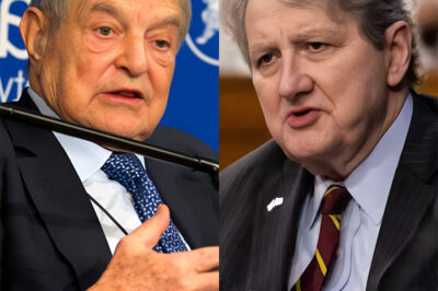 BREAKING: 20 MINUTES AGO, A p0litical earthquake just hit. Senator John Neely Kennedy is targeting George Soros directly, pushing a b0mbshell bill to block the “secret bankrolling” of protests…