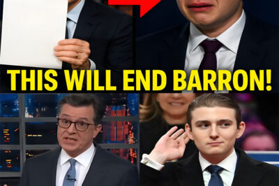 LIVE-TV SHOCKWAVE: Stephen Colbert’s 8-Second Flip on Barron T.r.u.m.p Stuns America — The Studio Erupts, T.r.u.m.p World Spirals, and a New Late-Night Line Is Born