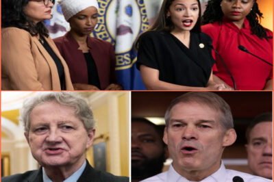 BOMBSHELL BILL OR CONSTITUTIONAL CRISIS? JIM JORDAN & KENNEDY JUST DECLARED WAR ON DUAL CITIZENSHIP IN D.C. The Fallout is NUCLEAR. It started with a star-spangled binder and a deafening silence. Then, Rep. Jim Jordan slammed it down, unleashing a legislative missile: Only “cradle-to-Capitol patriots”—people BORN on U.S. soil—can hold federal office. No naturalized citizens. No dual-loyalties. He didn’t introduce a bill; he detonated the American political landscape, instantly threatening the seats of at least 14 current lawmakers. Three hours later, Senator John Neely Kennedy fired a Cajun co-sign that set the internet ablaze: “Stand up for the soil that built us.” Within the hour, X exploded with 1.2 BILLION posts. Is this the move that secures “core American values,” or is it the spark that ignites a xenophobic firestorm and a guaranteed SCOTUS showdown? AOC screamed “White supremacy.” Trump declared D.C.’s border SEALED. The American soul is now officially on the ballot.