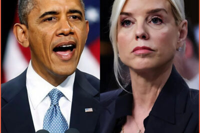Washington BLOWN WIDE OPEN. A political bombshell just dropped: Pam Bondi is accusing Barack Obama himself of secretly engineering the 2016 “Russian interference” narrative. She’s demanding a full federal investigation, and the shockwaves are already shattering old alliances across D.C. But the real story isn’t just the accusation—it’s who she implicated next. The names she revealed have Washington’s elite absolutely scrambling.