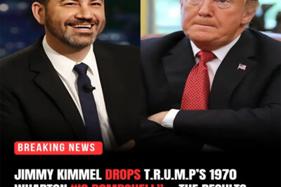 BREAKING NEWS: Jimmy Kimmel Drops T.r.u.m.p’s 1970 Wharton “IQ Bombshell” — The Results Aren’t What He Wants You to See!…