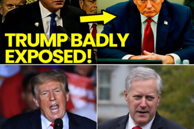BREAKING SHOCK: TRUMP CAUGHT ON “SECRET RECORDINGS” As MARK MEADOWS EXPOSES “HORRIFIC CRIMES” — INSIDER TAPES HANDED TO PROSECUTORS SPARK PANIC IN MAGA WORLD, TALK OF INDICTMENTS, And A FULL-BLOWN WASHINGTON MELTDOWN ON LIVE TV TONIGHT