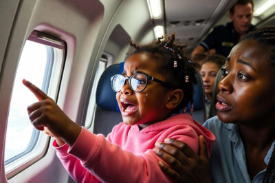 Flight AZ-771 took off from California for 30 minutes when a little girl tapped on the plane window and said “There are people outside”… 10 minutes later the plane lost radar signal