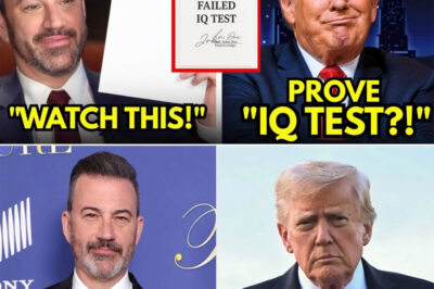 BREAKING: Jimmy Kimmel CHALLENGES Trump to an IQ TEST LIVE — 36 Seconds Later, He UNSEALS a Letter That Absolutely CRUSHES Him On-Air