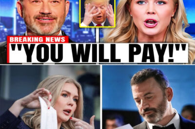 BREAKING: Karoline Leavitt ERUPTS After Jimmy Kimmel “EXPOSES” Her & Trump LIVE ON TV — The Brutal Late-Night Roast That Sends Their Camp Into TOTAL CHAOS