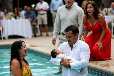 Mistress Pushed The Pregnant Wife Into The Pool To Give Birth—Until A Billionaire Dove Into The Pool