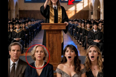 My parents demanded that I let my sister go up on stage and receive the valedictorian award in my place. When I refused, my father exploded: “We paid for your education, you ungrateful girl!” I smiled, stepped aside, and simply said, “Then watch.” What happened next on that stage taught them a lesson they’ll never forget.