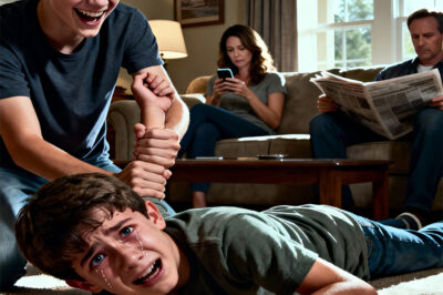 My brother broke my arm while my parents stood by and insisted it was just “rough play.” They didn’t know that the emergency doctor was required to report it—and that he had already noted my file six times this year as a “suspicious trauma”…