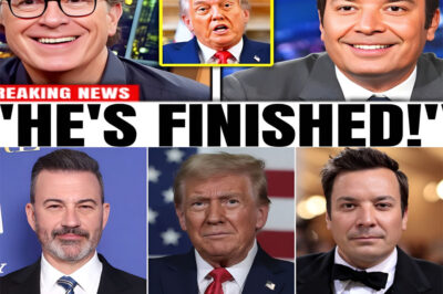 THE LATE-NIGHT TAG-TEAM AMBUSH: HOW STEPHEN COLBERT AND JIMMY FALLON’S LIVE-ON-AIR ROAST SENT TRUMP INTO A FULL-BLOWN MELTDOWN