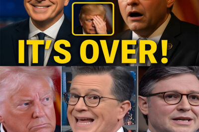 THE NIGHT LATE-NIGHT TV DETONATED WASHINGTON: HOW STEPHEN COLBERT’S PRIMETIME TAKEDOWN OF MIKE JOHNSON IGNITED A CAPITAL MELTDOWN