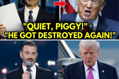 SH0CKING LATE-NIGHT SHOWDOWN: T.R.U.M.P CALLS FOR JIMMY KIMMEL TO BE FIRED AGAIN AS JIMMY’S QUIET PIGGY RESPONSE GOES VIRAL — HOLLYWOOD-STYLE HUMILIATION ERUPTS ON LIVE TV