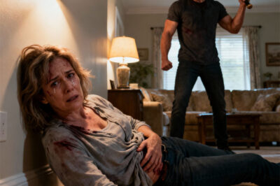 My son beat me until I couldn’t stand it anymore, then said, “A few hits are all it takes to make you obey.” The next morning, he saw the dining table set and smiled, thinking he had broken me. He didn’t know the meal wasn’t for him. He wanted control—what I wanted was freedom. When the doorbell rang, his smile vanished. Standing there wasn’t a guest, but a police officer under a restraining order. “You have one hour to leave,” the officer said. My son glared at me with burning hatred. “This isn’t over,” he whispered.