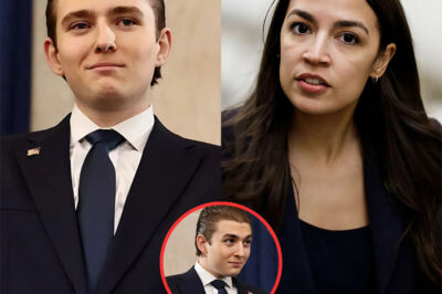 The Senate was in the middle of a debate on youth climate policy when Alexandria Ocasio-Cortez noticed Barron Trump, 19, sitting in the visitor gallery as a student witness. She seized the microphone, her voice edged with sarcasm, and called him out in front of the chamber. “Oh look, the Trump prince is here! Tell me, Barron, how does it feel watching your daddy destroy the planet while you sit in your golden tower?