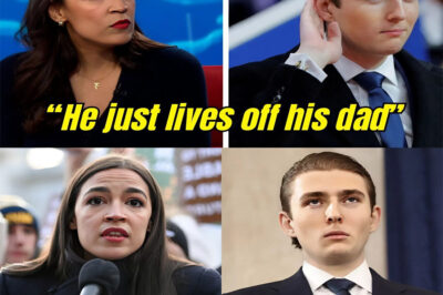 HOT NEWS: Ocasio-Cortez said, “He’s just living off his father’s money” — and Barron’s response went viral within minutes.