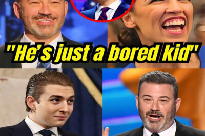 BREAKING NEWS: KIMMEL AND AOC MOCK BARRON AS “JUST A BORED KID” — 17 SECONDS LATER BARRON TRUMP STOPS THE SHOW… AND WHAT HAPPENS NEXT STUNS ALL OF WASHINGTON