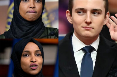 HOT NEWS: Barron Trump STUNS Capitol in Explosive Immigration Clash — Ilhan Omar Shouts “This Puts a Target on Me!” Before Storming Out LIVE!