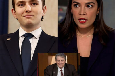 AOC BULLIES BARRON TRUMP ON SENATE FLOOR – THEN KENNEDY STEPS IN AND MAKES HER FACE TURN GHOST-WHITE IN 35 SECONDS FLAT