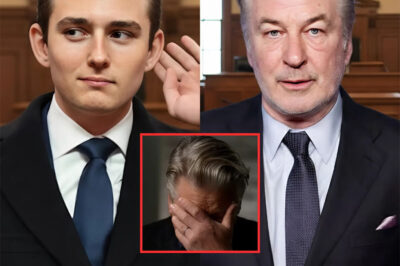 A shockwave ripped through Detroit when Alec Baldwin torched Barron Trump during a live panel — mocking him, interrupting him, and even calling him “stupid” on-air. The room went silent. The clips went viral. And within hours, Baldwin’s world collapsed: five major sponsors gone overnight, wiping out an estimated $86 million in deals. But the real explosion hit when Barron Trump fired back — a sharp, controlled strike that insiders say “changed the tone instantly.”