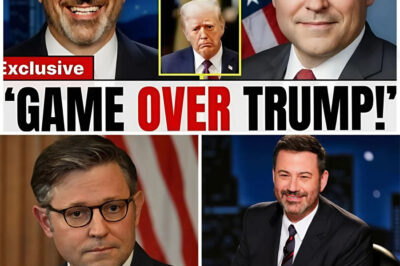 LIVE-TV FIRESTORM: Kimmel Exposes the Explosive “Johnson–T.R.U.M.MP Disaster” in a Viral Segment So Chaotic It Sent Shockwaves Through Washington — GOP Scrambles Into Full Damage-Control Mode as Aides Panic, Lawmakers Lash Out, and Leaked Messages Hint at a Brewing Internal Revolt .