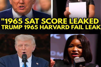 T.r.u.m.p Ridicules Harvard Graduates—Jasmine Unveils His 1965 SAT Score Card on Live Television
