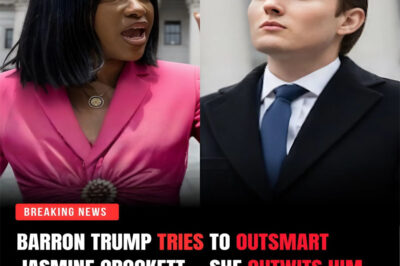 BREAKING: Jasmine Crockett TRIES to OUTSMART Barron Trump — He Outwits Her COMPLETELY