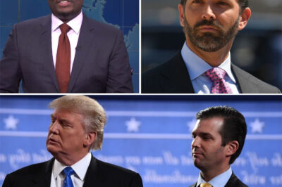 Donald Trump Jr. Loses It After SNL Roasts Him and His Father Live on Air Just minutes after “Weekend Update” hosts Colin Jost and Michael Che mercilessly mocked Donald Trump Jr. and his father on live television, the former first son reportedly exploded in rage. Insiders reveal Don Jr. immediately lost control, frantically making phone calls and demanding NBC permanently pull Saturday Night Live off the air. As the Trump family reels from the outburst, behind-the-scenes sources at Studio 8H indicate this meltdown could trigger an even fiercer confrontation when the next episode airs.