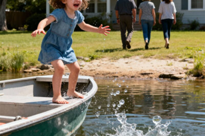 My six-year-old daughter was left alone on a moving boat by my parents and my sister. “We don’t have time to wait,” my sister said casually. I didn’t scream. I didn’t cry. Instead, I did something else. The next day, their lives began to fall apart…