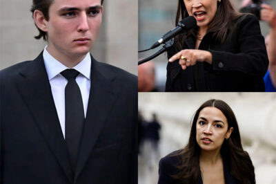 “YOU BROUGHT THE THEATER — I BROUGHT THE FACTS.” — Barron Trump Publicly Flattens AOC in a Senate Showdown Heard Across Washington
