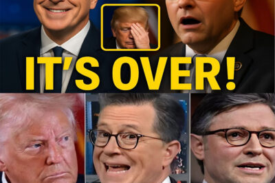 THE NIGHT LATE-NIGHT TV DETONATED WASHINGTON: HOW STEPHEN COLBERT’S PRIMETIME TAKEDOWN OF MIKE JOHNSON IGNITED A CAPITAL MELTDOWN…
