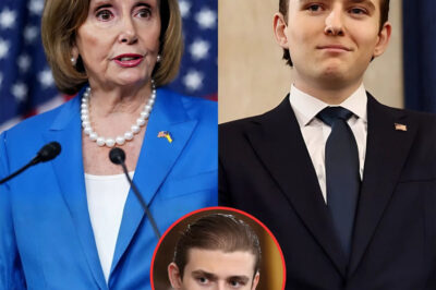 BARRON TRUMP FROZE NANCY PELOSI IN 28 SECONDS FLAT: “THAT’S COWARDICE — TOUCH MY FAMILY AGAIN AND YOU’LL SEE WHO’S REALLY ‘DUMB.’”
