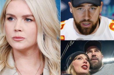 “YOU CALLED ME A HYPOCRITE — NOW PAY FOR IT.” — TRAVIS KELCE’S $5 MILLION LAWSUIT JUST TURNED A TV MOMENT INTO A NATIONAL RECKONING. It was supposed to be a feel-good segment — game highlights, charity wins, maybe a laugh or two. But when Karoline Leavitt went off-script and launched a direct attack, she wasn’t just challenging Travis Kelce’s character… she was triggering something far bigger. Now, with a $5 million lawsuit filed and cameras still rolling