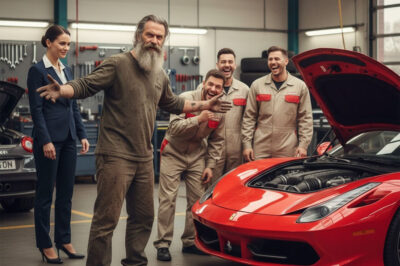 “CAN I FIX IT IN EXCHANGE FOR FOOD?” — THEY LAUGHED, WITHOUT IMAGINING THAT HE WAS AN AUTOMOTIVE LEGEND.