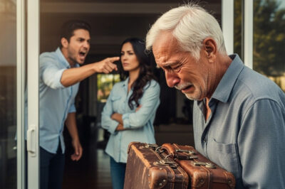 After transferring the title to the house to his son, the father was immediately evicted—unaware that he was carrying 10 billion with him…