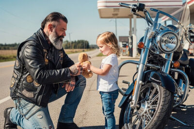 A little girl tugged on my vest at the gas station and asked if I could be her dad.