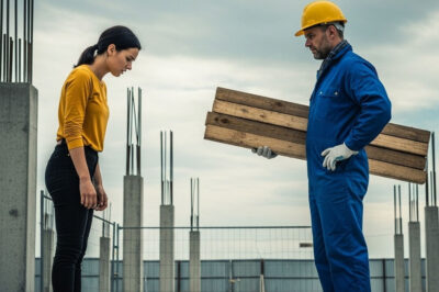 He kicked me out of the house, I agreed to marry a construction worker… and three months later I discovered the truth.