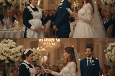 In the midst of the lavish wedding, the bride tried to humiliate the maid. But her response moved even the groom.