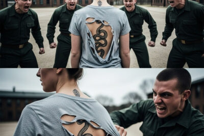 They mocked her for being the weakest cadet in the yard — until one moment she revealed the tattoo on her back… A mark that even generals salute!