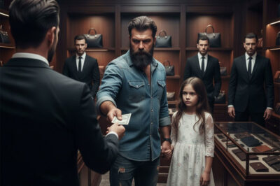 A poor single father walked into a luxury store. Everyone laughed until the owner came out…