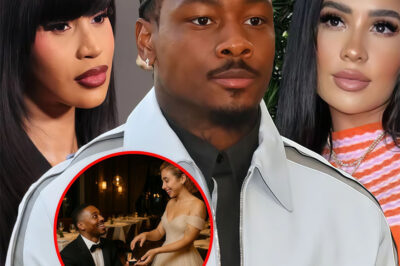 Rumors are flying that Stefon Diggs proposed to his ex, model K’yanna Barber, just a month before starting his romance with Cardi B. The timeline has fans questioning whether Cardi unknowingly became the “other woman.”
