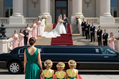 He invited his poor ex-wife to his wedding to humiliate her—but she arrived in a limousine with their triplets…