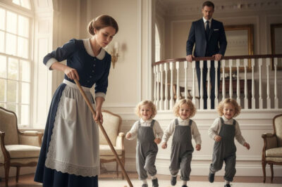 No nanny could last a day with the billionaire’s triplets… until a black woman came along and did what no one else could.