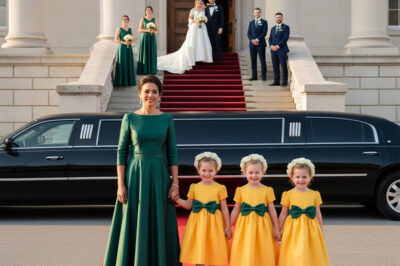 Él Invitó a Su Pobre Exesposa Para Humillarla En Su Boda—Pero Ella Llegó En Una Limusina Con Sus Trillizas…