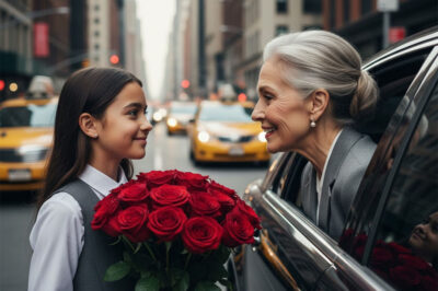 ANCIANA RICA ENCONTRÓ NIÑA POBRE EN LA CALLE — CUANDO VIO SU COLLAR, SE DESPLOMÓ