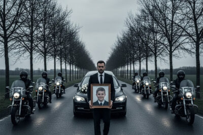 Cientos de motociclistas acudieron al entierro de un pequeño al que nadie quería despedir, pues su padre cumplía condena por asesinato.