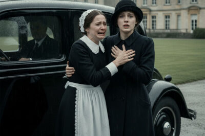 “Don’t start it!” shouted the maid. “Don’t start it, your husband cut the brakes,” the maid shouted to the millionaire.